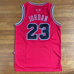 Michael Jordan authentic NBA Bulls jersey.